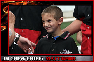 Matt Gerb H-Jmotorsports.com Jr. Crew Chief